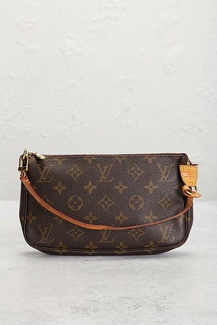 FWRD Renew Louis Vuitton Monogram Pochette Accessoires Shoulder Bag in Brown