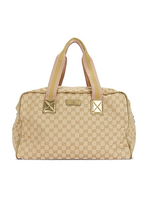 Gucci Web Duffle Bag FWRD Renew