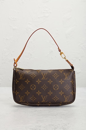 FWRD Renew Louis Vuitton Monogram Pochette Accessoires Shoulder Bag in Brown