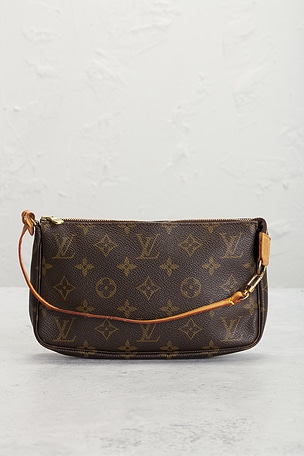 FWRD Renew Louis Vuitton Monogram Pochette Accessoires Shoulder Bag in Brown