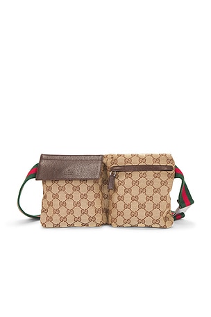 Gucci Double Pocket Belt Bag FWRD Renew