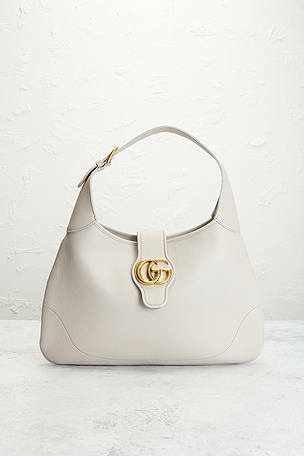 FWRD Renew Gucci Aphrodite Shoulder Bag in White