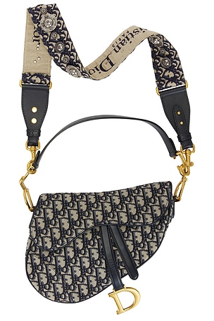 Dior Trotter Oblique Saddle Bag FWRD Renew