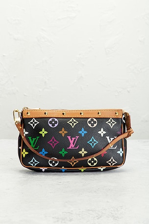 FWRD Renew Louis Vuitton Monogram Pochette Accessoires Shoulder Bag in Black