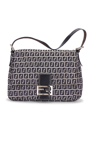 Fendi Zucchino Mama Baguette Shoulder Bag FWRD Renew