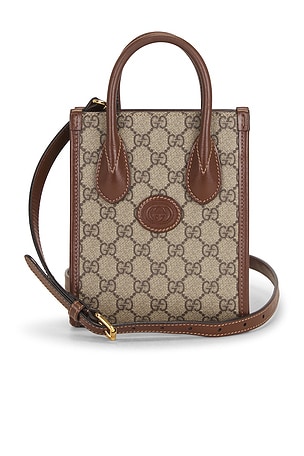 Gucci Retro Interlocking G Mini Tote Bag FWRD Renew