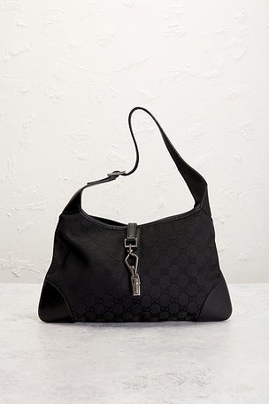 FWRD Renew Gucci Jackie Kandinsky Hobo Bag in Black