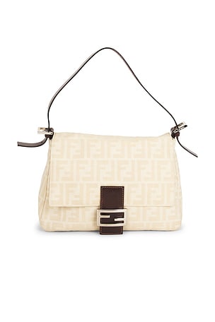 Fendi Zucca Mama Forever Baguette Shoulder Bag FWRD Renew