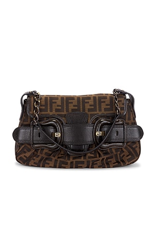 Fendi Zucca B Bis Shoulder Bag FWRD Renew