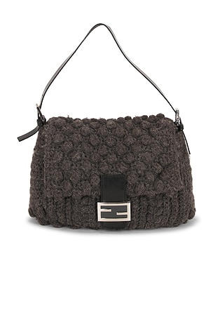 Fendi Crochet Mama Baguette Shoulder Bag FWRD Renew