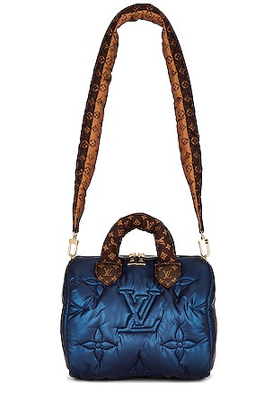 FWRD Renew Louis Vuitton Loop Monogram Jacquard Shoulder Bag in