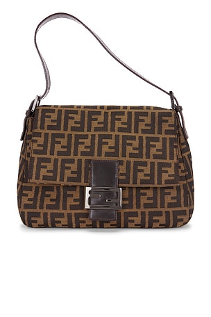 Fendi Zucca Mama Baguette Shoulder Bag FWRD Renew
