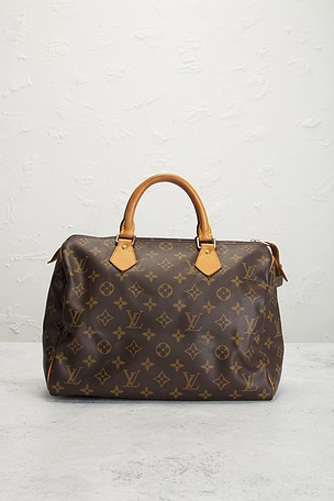 FWRD Renew Louis Vuitton Monogram Speedy 30 Handbag in Brown