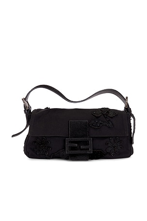 Fendi Beaded Baguette Shoulder Bag FWRD Renew