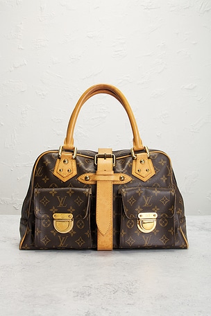 FWRD Renew Louis Vuitton Monogram Manhattan GM Handbag in Brown