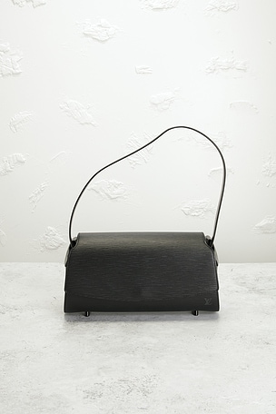 FWRD Renew Louis Vuitton Epi Nocturne PM Shoulder Bag in Black