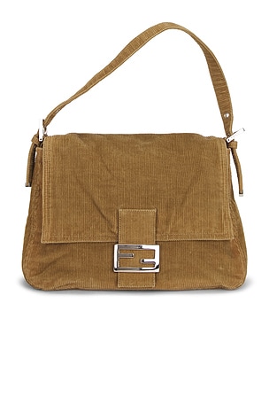 Fendi Corduroy Mama Baguette Shoulder Bag FWRD Renew