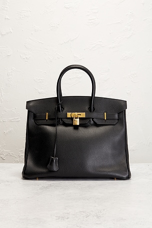 FWRD Renew Hermes Ardennes Birkin 35 Handbag in Black