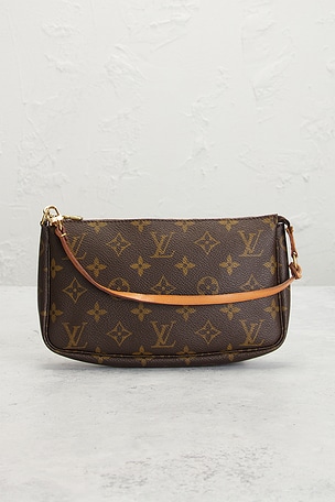 FWRD Renew Louis Vuitton Monogram Pochette Accessoires Shoulder Bag in Brown