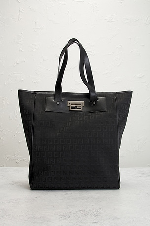 FWRD Renew Fendi Zucchino Tote Bag