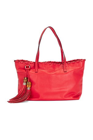 Gucci Bamboo Tassel Tote Bag FWRD Renew