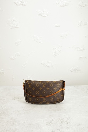 FWRD Renew Louis Vuitton Monogram Pochette Accessoires Shoulder Bag in Brown
