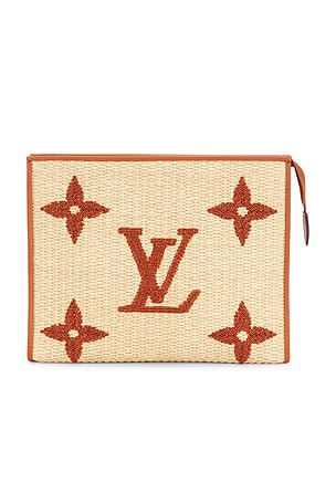 Louis Vuitton Monogram Giant Raffia Toiletry Pouch 26 FWRD Renew