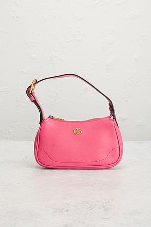 FWRD Renew Gucci Mini Aphrodite Shoulder Bag in Pink