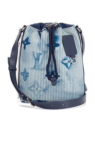 Louis Vuitton Monogram Watercolor Stripes Denim Sac Marin BB Bucket Bag FWRD Renew