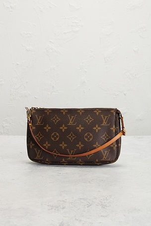 FWRD Renew Louis Vuitton Monogram Pochette Accessories Shoulder Bag in Brown