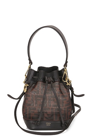 Fendi Mesh F Is Fendi Ff 1964 Mini Mon Tresor Bucket Bag FWRD Renew