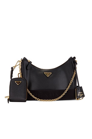 Prada Saffiano Re-Edition 2005 Shoulder Bag FWRD Renew