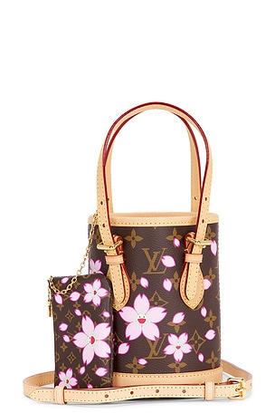 Louis Vuitton X Takashi Murakami Monogram Cherry Blossom Nano Bucket Bag FWRD Renew