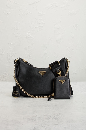 FWRD Renew Prada Saffiano Re-Edition 2005 Shoulder Bag