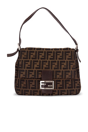Fendi Zucca Mama Forever Baguette Shoulder Bag FWRD Renew