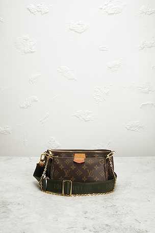 FWRD Renew Louis Vuitton Monogram Multi Pochette Accessoires Shoulder Bag in Brown