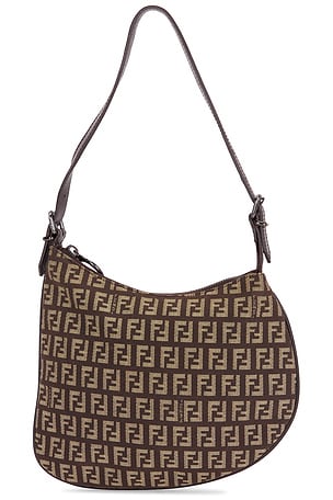 Fendi Zucchino Oyster Shoulder Bag FWRD Renew
