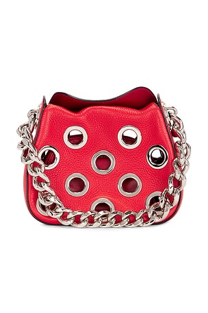 Prada Vitello Daino Grommet Shoulder Bag FWRD Renew