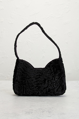 FWRD Renew Prada Astrakhan Fur Shoulder Bag