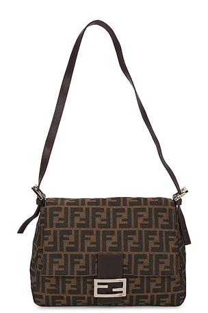 Fendi Zucca Mama Forever Baguette Shoulder Bag FWRD Renew