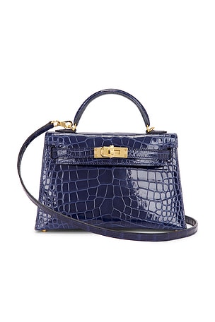 Hermes Alligator Kelly 20 Sellier Handbag FWRD Renew