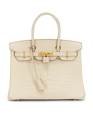 Hermes Matte Alligator Birkin 30 Handbag FWRD Renew