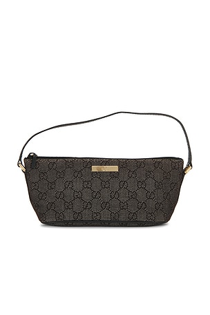Gucci GG Boat Pochette Shoulder Bag in Black FWRD Renew