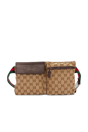 Gucci Double Pocket Belt Bag FWRD Renew