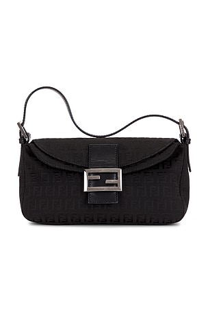 Fendi Zucca Baguette Shoulder Bag FWRD Renew