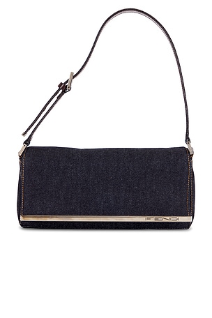 Fendi Denim Shoulder Bag FWRD Renew