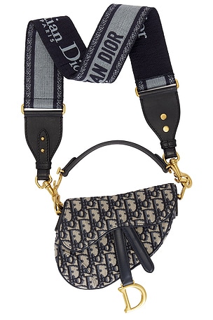 Dior Oblique Mini Saddle Bag FWRD Renew