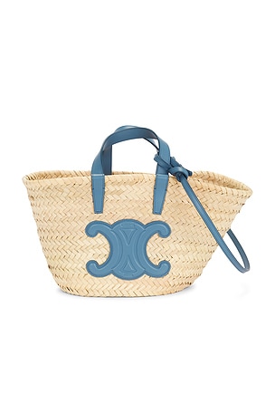 Celine Raffia Teen Classic Panier Basket Tote Bag FWRD Renew