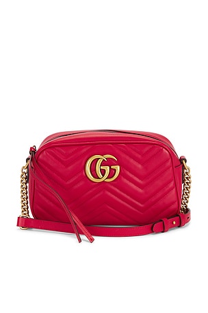 Gucci Mini GG Marmont Shoulder Bag FWRD Renew