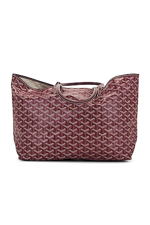 FWRD Renew Goyard Saint Louis PM Tote Bag in Red REVOLVE
